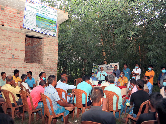 Lecture by the Director to the farmers'